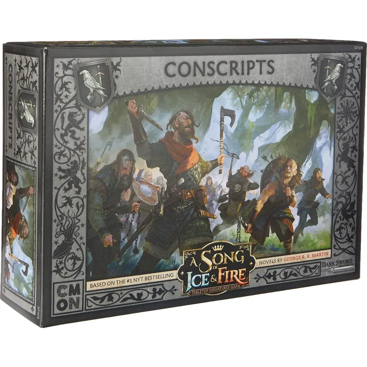 Cool Mini or Not - A Song of Ice and Fire: Night's Watch Conscripts Unit Expansion - Miniature Game