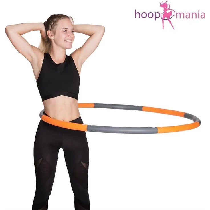 Hoopomania Weight Hoop Schaumstoff Hula Hoop, 1. 5 kg Orange - Preisvergleich – Bild 1