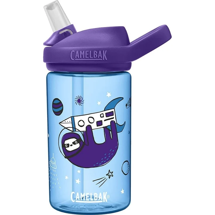 Camelbak Kids Eddy+ 0. 4l Sloths in Space, Größe 400 ml - Becher & Trinkflaschen, Farbe Blau – Bild 2