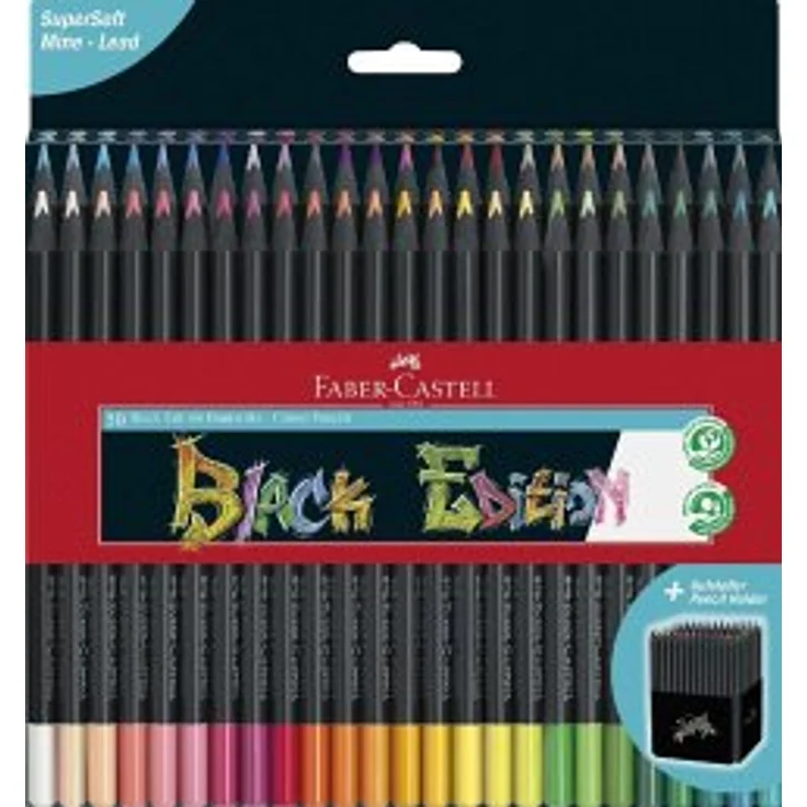 Buntstifte Black Edition 50er Kartonetui – Bild 1