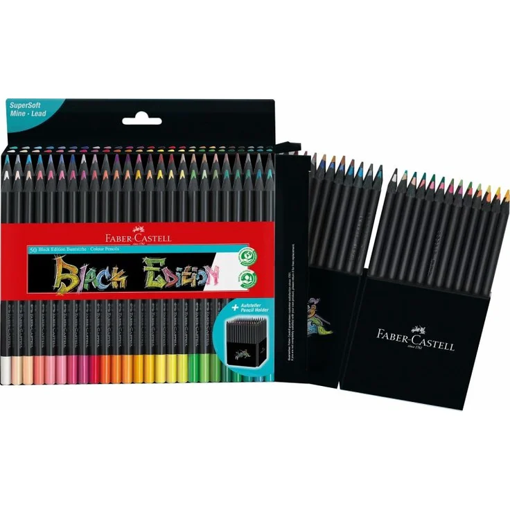Buntstifte Black Edition 50er Kartonetui – Bild 4