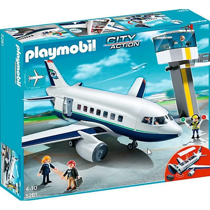 PLAYMOBIL - Cargo- und Passagierflugzeug 5261