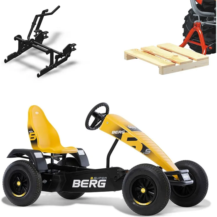 BERG Gokart B. Super Yellow BFR + HVR hinten + Palettengabel