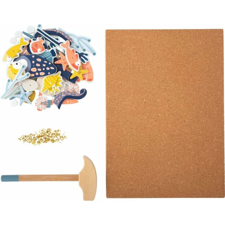 small foot 12263 - Hämmerchenspiel Sealife, 98 Teile, Kreativ-Set – Bild 3