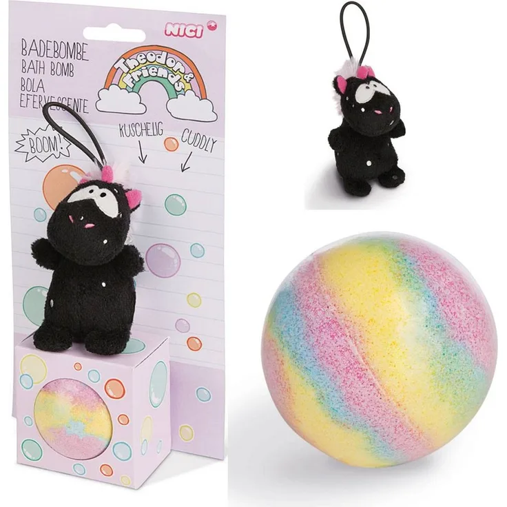 Nici, Carbon Flash, Anhänger und Badebombe, Geschenkset