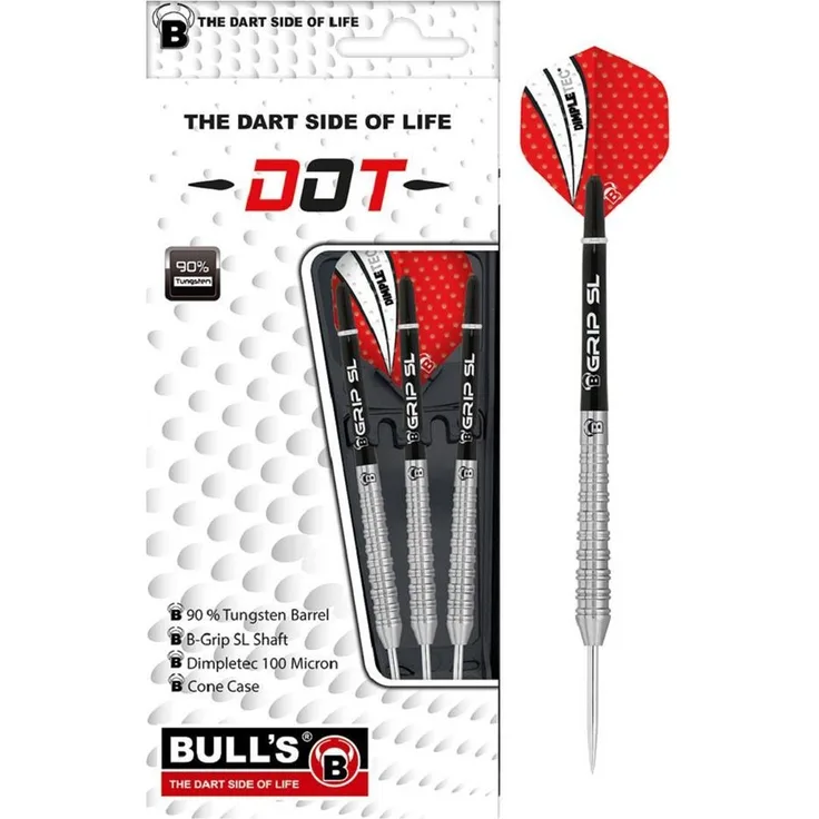 BULL'S Dot D3 90% Tungsten Steel Dart, 24 Gr. / Inhalt 1 Stück