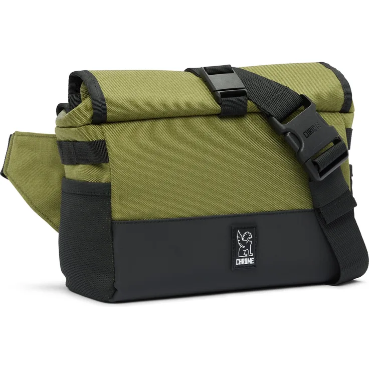Chrome Industries Doubletrack Handlebar Sling Bag Lenkertasche - Olive Branch.