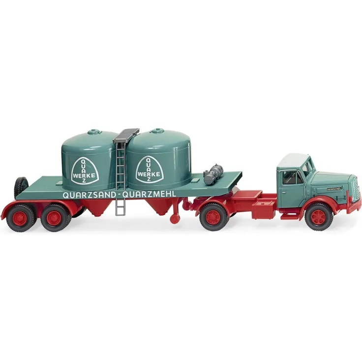Wiking 053405 1:87 Henschel Chemikaliensattelzug - Quarzwerke