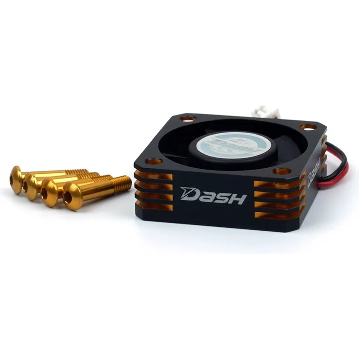 Dash Dash Ultra High Speed ESC Cooling Fan 30x30x10mm (Alu) Black Golden DA-770107