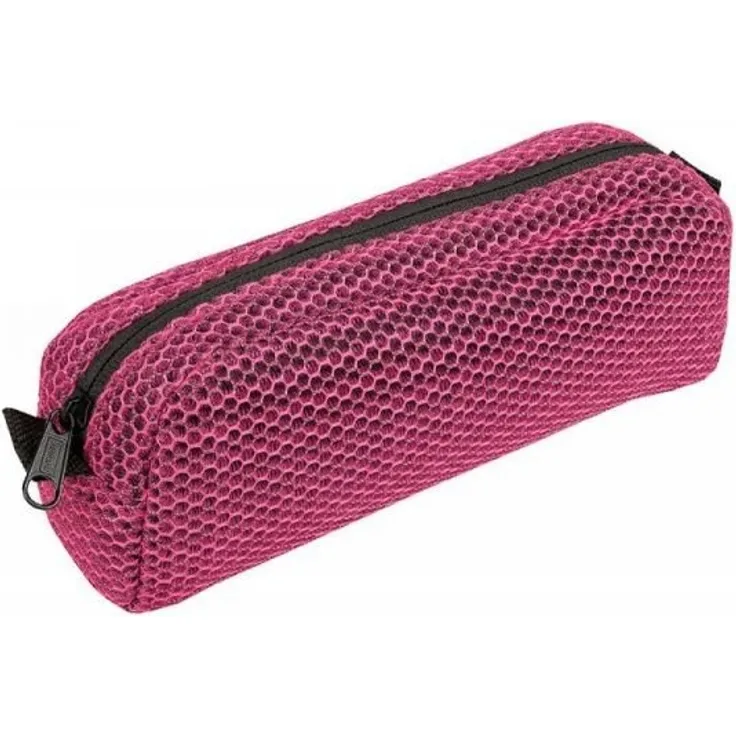 Idena 20072 - Stifte-Etui Mesh, 1 Fach, Pink, 1 Stück