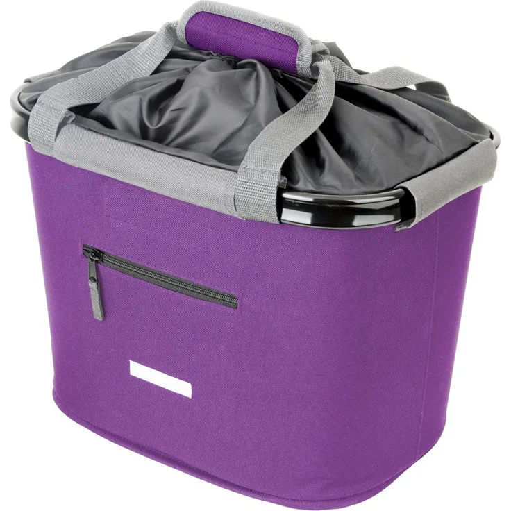 POINT BLUE BIRD Lenkertasche Lenkerkorb-Tasche Fahrradtasche abnehmbar lila