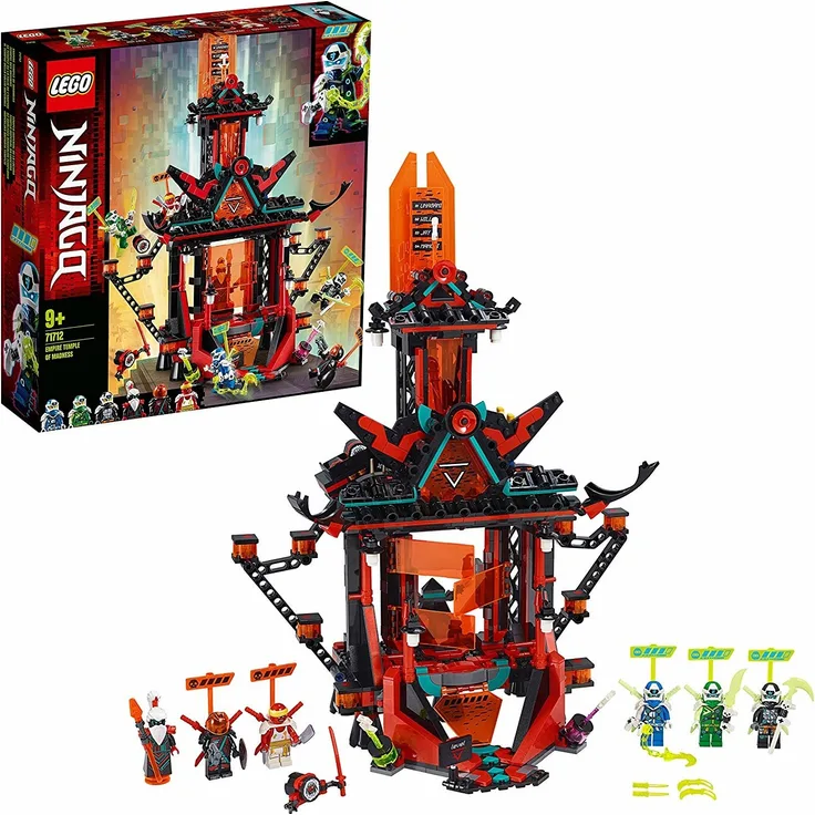 LEGO NINJAGO 71712 'Tempel des Unsinns', 810 Teile, ab 9 Jahren, inkl. 6 Minifiguren aus Prime Empire