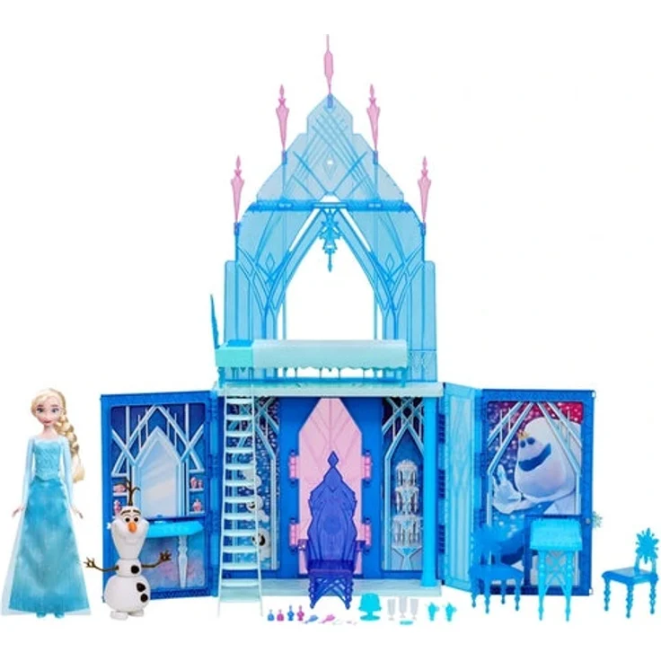 Disney Die Eiskönigin 2 Elsas Eispalast für unterwegs, Schloss-Spielset für Kinder ab 3 Jahren – Bild 2