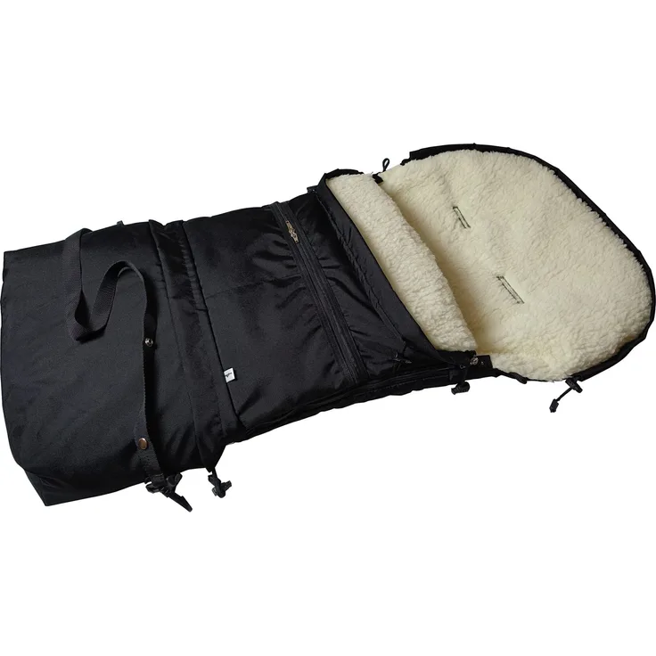 Bergsteiger Fußsack, Kinderwagen Winterfußsack 5-in-1, Gurtschlitze, für Babyschale, Babywanne, Sportwagen, Öko-Tex 100, Bergsteiger Kinderwagen-Zubehör