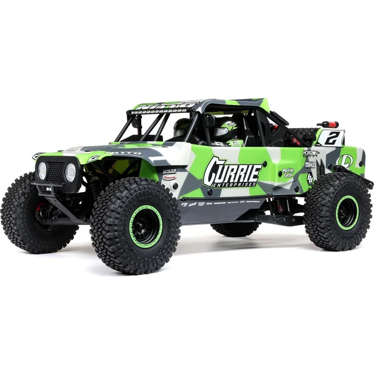 Losi LOS03030 Hammer Rey 1/10 U4 4WD Rock Racer Brushless RTR Smart AVC Wasserfest 2,4GHz Grün