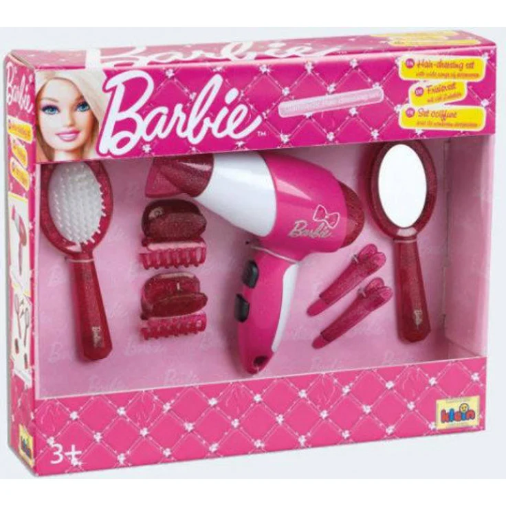 Klein - Barbie Frisierset mit Fön