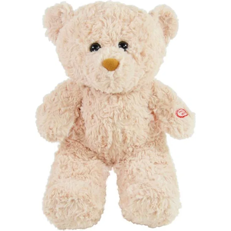 Kögler 45222 - Sam der Einschlaf-Bär, Teddybär aus Plüsch ca. 21 cm groß, auf Knopfdruck leuchtet der Körper, wunderbar als Einschlafhilfe für Kinder