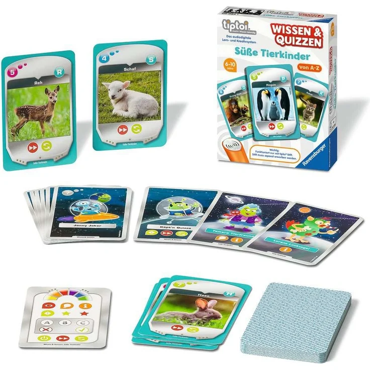 Ravensburger tiptoi 00082 Wissen & Quizzen: Süße Tierkinder – Bild 3