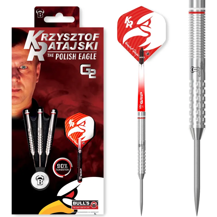 BULL'S Krzysztof Ratajski Original Generation 2 Steel Dart/ 26 Gr. /Verpackungseinheit 1 Stück