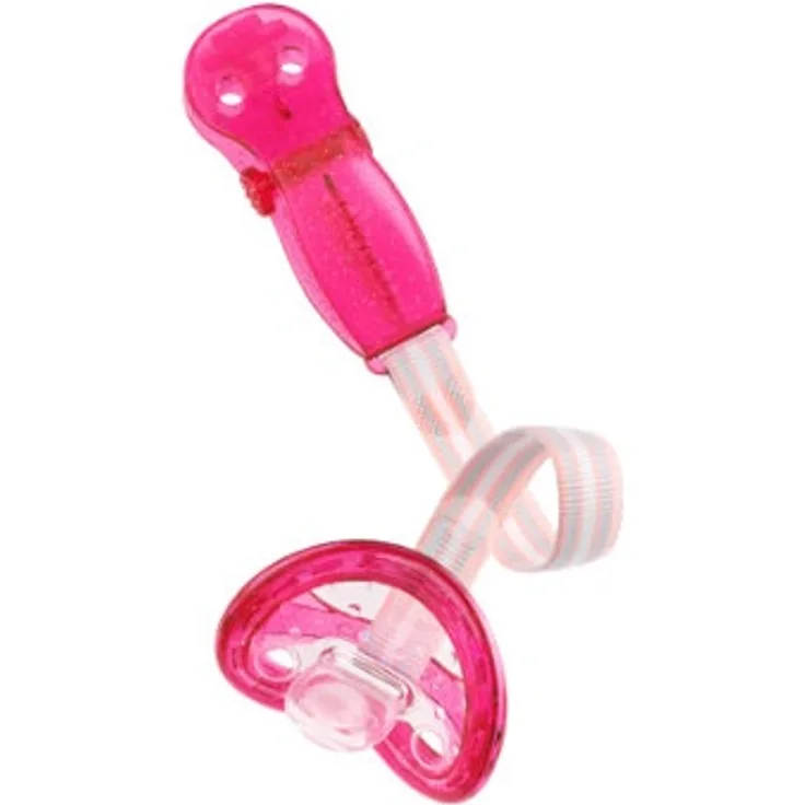 CURAPROX baby Schnullerhalter in rosa