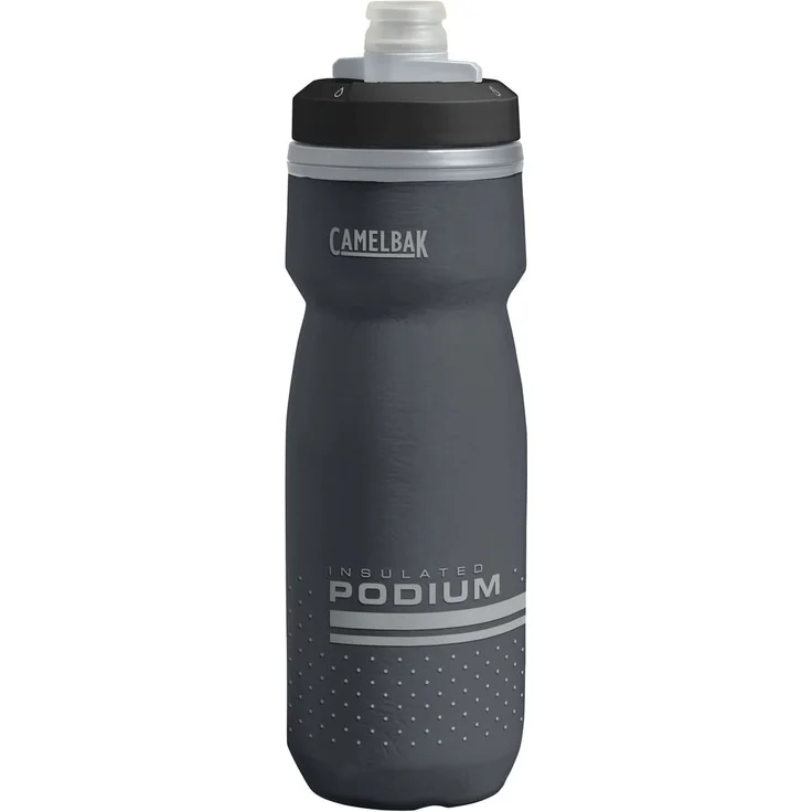 Camelbak Podium Chill Trinkflasche 620 ml - schwarz/silber.
