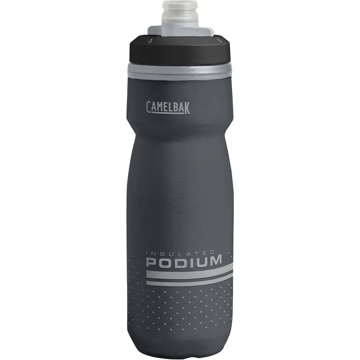 Camelbak Podium Chill Trinkflasche 620 ml - schwarz/silber.