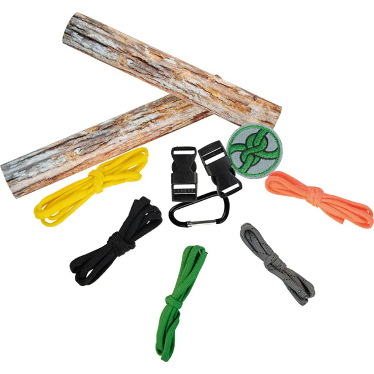 Happy People SCOUT Knoten-Set Knotenarten. Inkl. 5 Taue und diverses Zubehör
