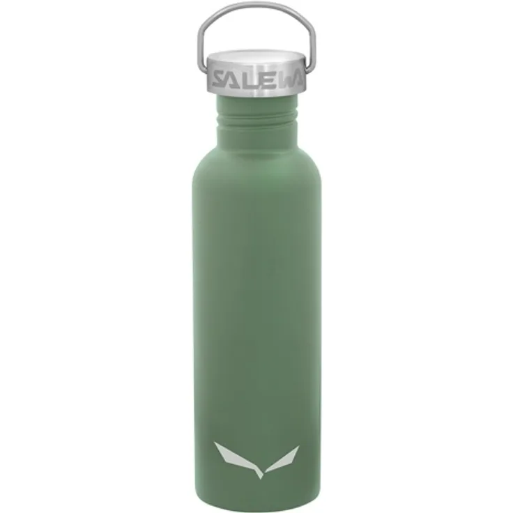 Salewa Aurino Stahl Trinkflasche 750ml Duck Green