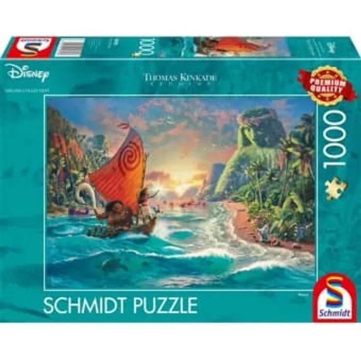 Disney Vaiana - Thomas Kinkade - Puzzle - Moana - 1000 Teile