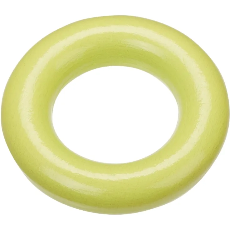Schnulli-Holzring 36/8 mm, lemon, Btl. 2 St.