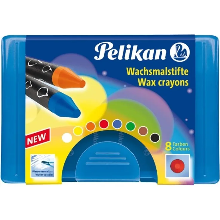 Pelikan Wachsmaler rund im Kunststoffetui