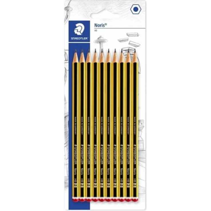 STAEDTLER Bleistifte Noris® HB 10er Set - Preisvergleich – Bild 2
