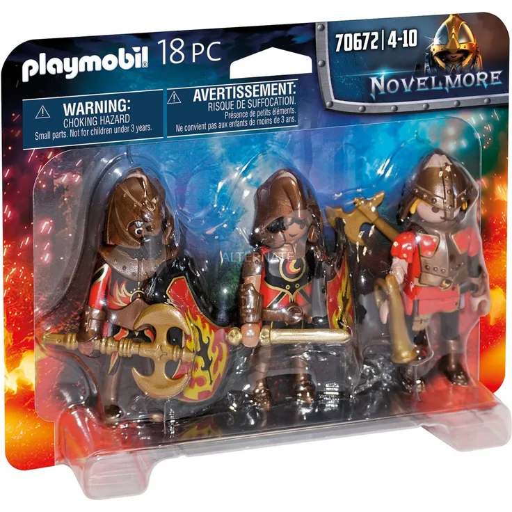 Playmobil Novelmore 70672 '3er Set Burnham Raiders', 18 Teile, ab 4 Jahren