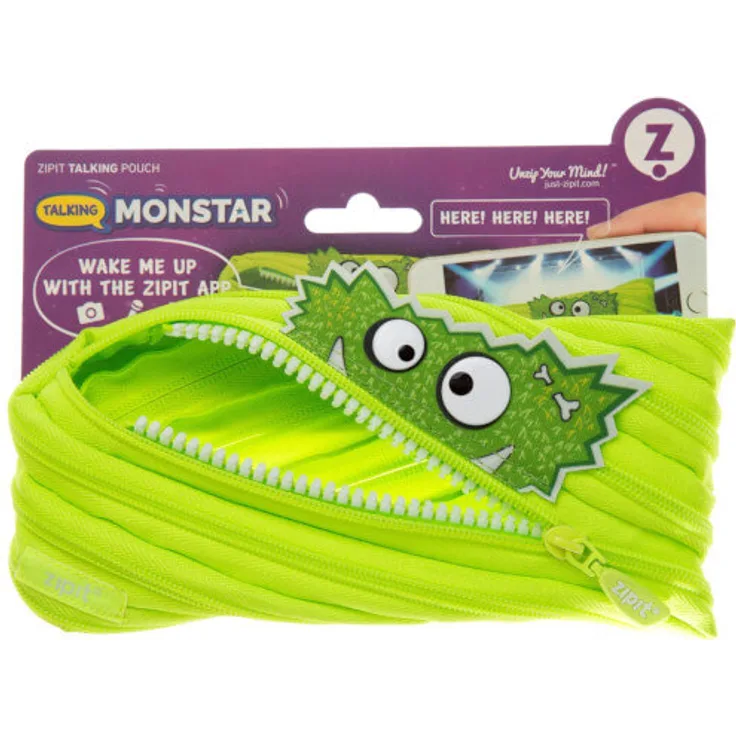 ZIPIT Talking Monstar Federmäppchen, Lindgrün