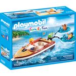 Playmobil Family Fun 70091 'Sportboot mit Fun-Reifen', 18 Teile, ab 4 Jahren