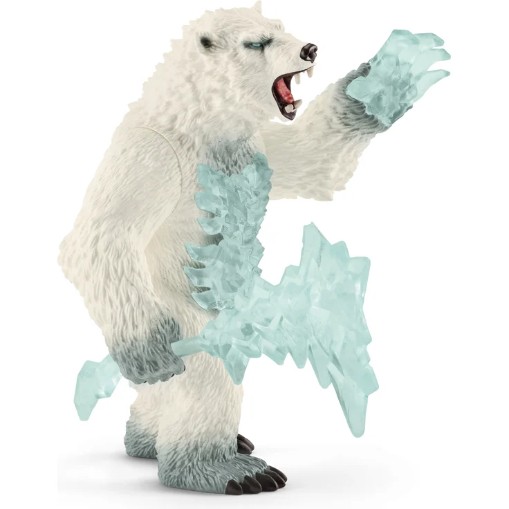 Schleich Eldrador Creatures 42510 Blizzard Bär mit Waffe, Spielfigur – Bild 3