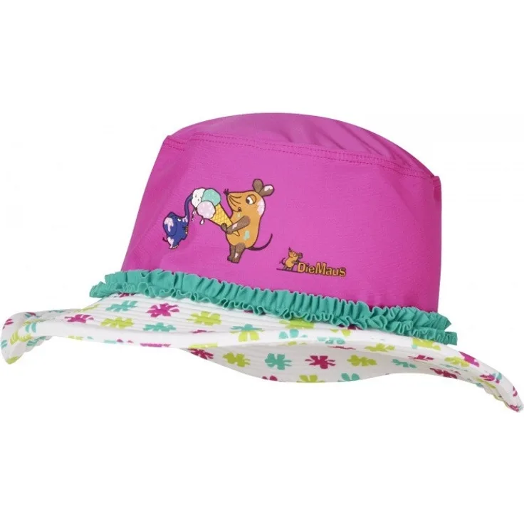 Playshoes UV-Schutz Sonnenhut DIE MAUS Blumen