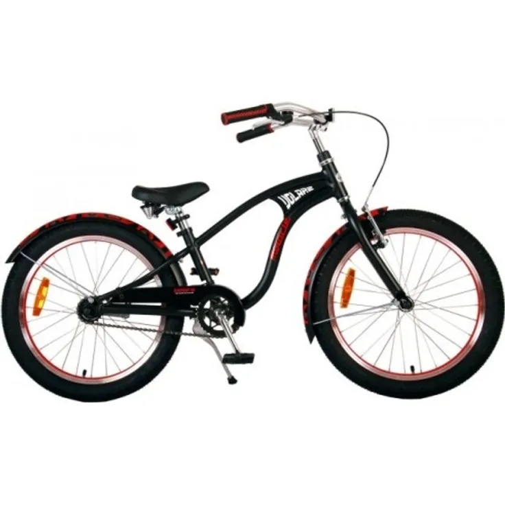 Volare Miracle Cruiser Kinderfahrrad - Jungen - 20 Zoll - Mattschwarz - Prime Collection