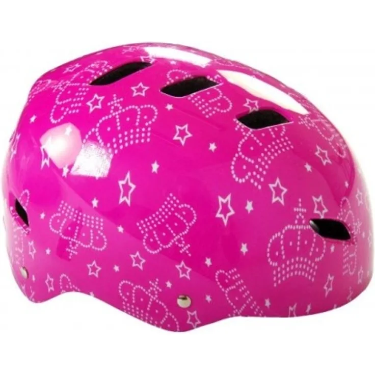 Fahrradhelm Mädchen 55-57 cm Polycarbonat rosa
