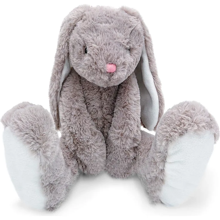 Mollis Molli Toys Hase Isabelle Kuscheltier 60 cm grau - Plüschtiere entwickelt in Schweden