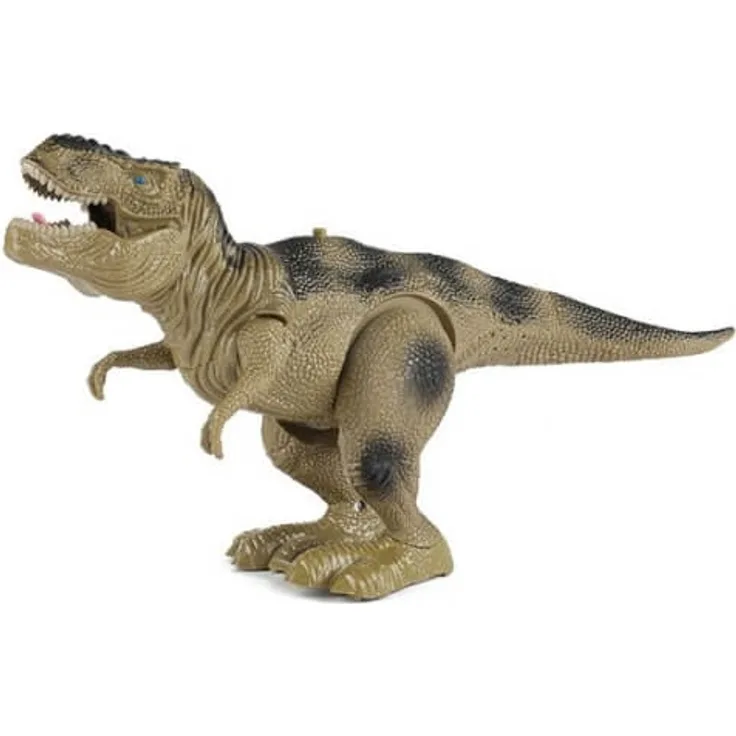 TOITOYS WORLD OF DINOSAURS Dino laufender mit Ton -dunkelgrün