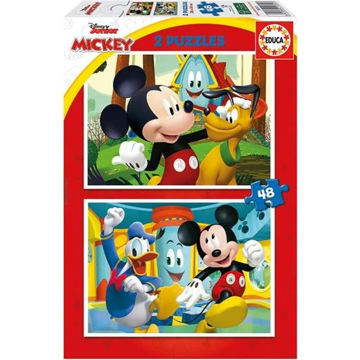 Mickey Mouse Funhouse 2x48 Teile Puzzle