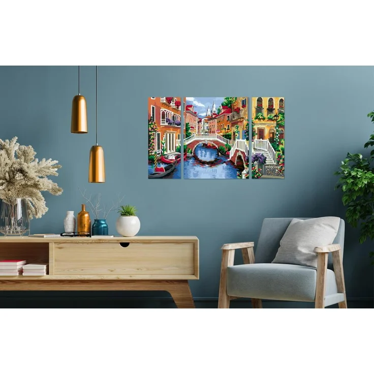Ravensburger 20135 - CreArt Malen nach Zahlen, Venetian Dreams, Malset – Bild 5