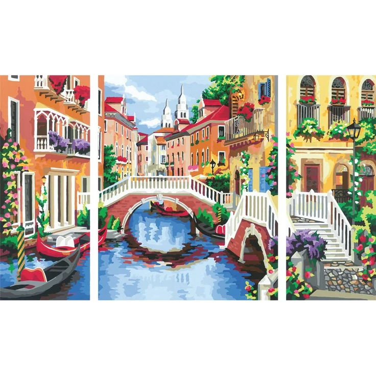 Ravensburger 20135 - CreArt Malen nach Zahlen, Venetian Dreams, Malset – Bild 4