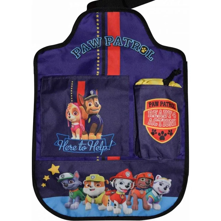 Paw Patrol PAKFZ630 Auto Spielzeugtasche, Rückenlehnenschutz, Rücksitz-Organizer, blau
