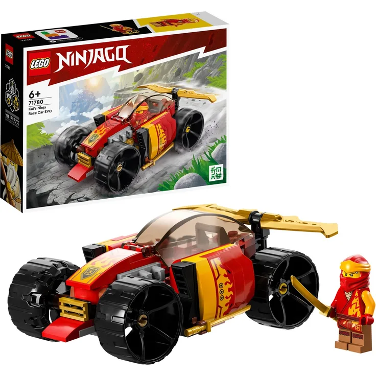 LEGO Ninjago 71780 'Kais Ninja-Rennwagen EVO', 94 Teile, ab 6 Jahren