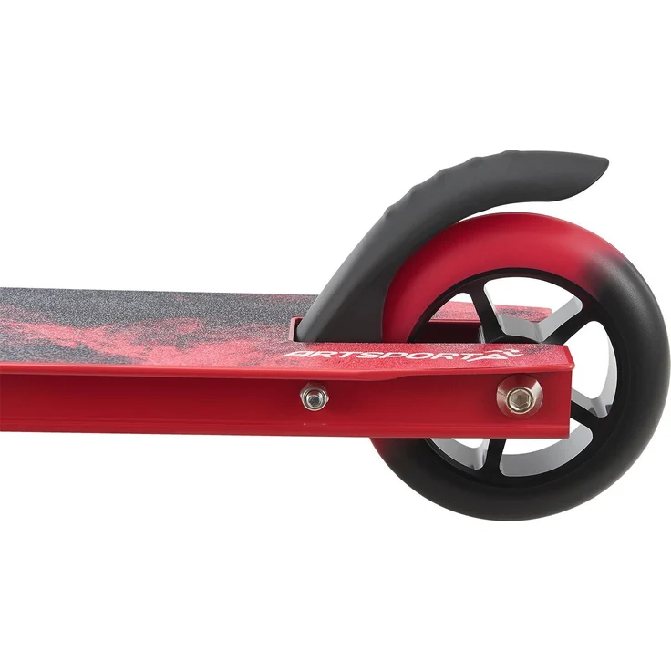 ArtSport 24631 'Stunt Scooter Red Smoke', ab 6 Jahren, 360° Lenker, 100 mm Alu Räder, max. belastbar bis 100 kg, rot/schwarz – Bild 5