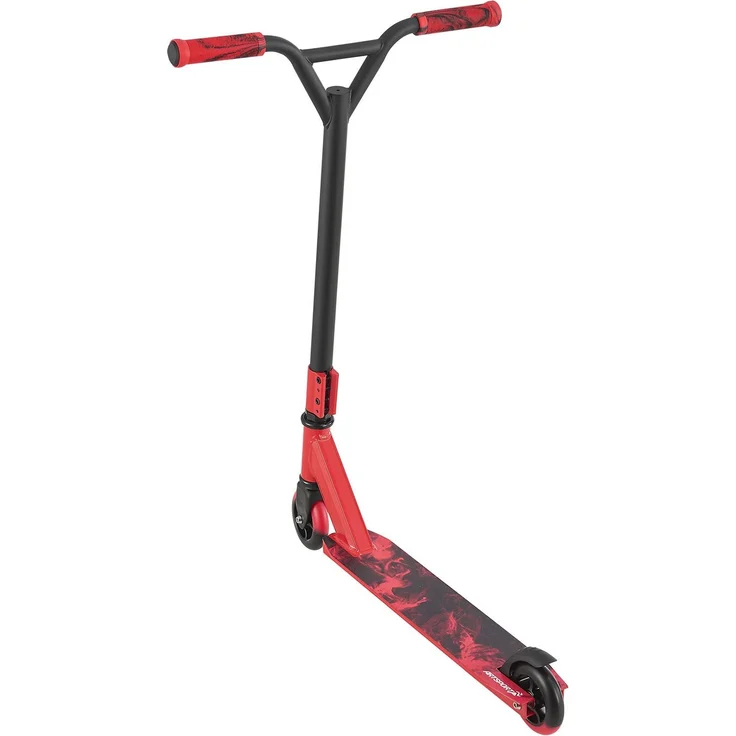 ArtSport 24631 'Stunt Scooter Red Smoke', ab 6 Jahren, 360° Lenker, 100 mm Alu Räder, max. belastbar bis 100 kg, rot/schwarz – Bild 3