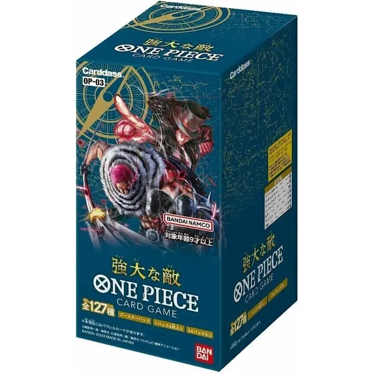 One Piece Game Mighty Enemies OP-03 Booster Display JP