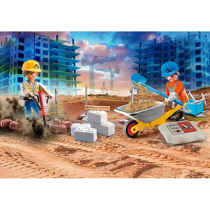 Playmobil City Action 70528 'Construction Site Carry Case', 42 Teile, ab 4 Jahren – Bild 3